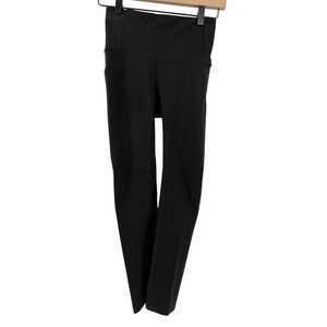 Lululemon Women 4 Zoned In High‎ Rise Crop 23" Legging Black Athleisure NWOT